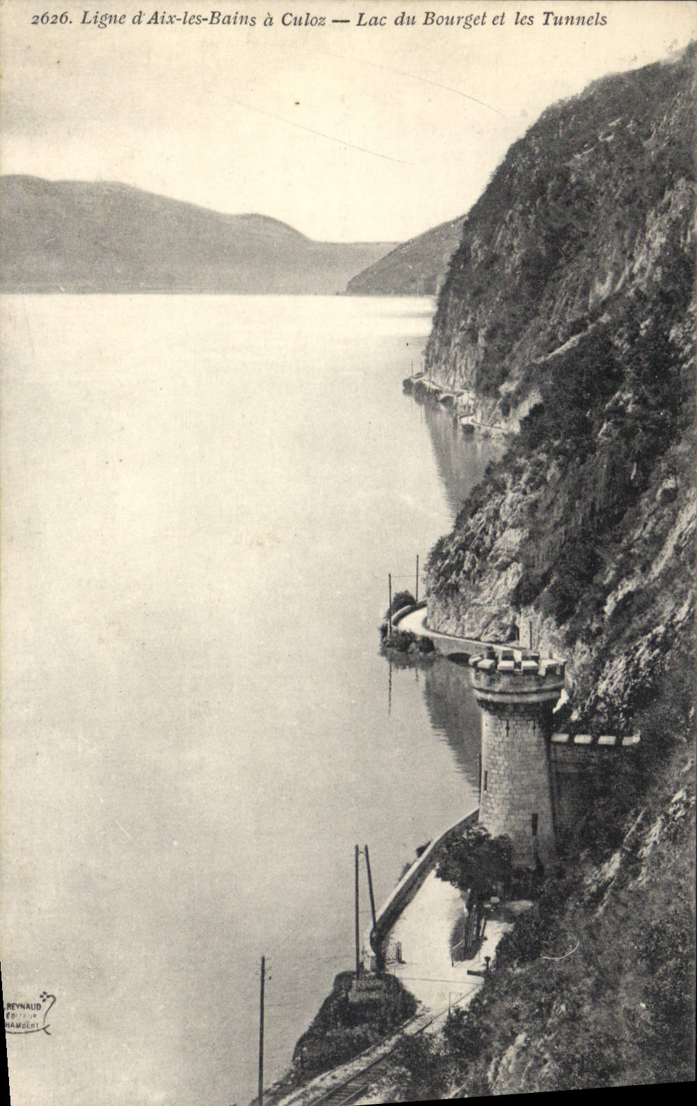CPA Ligne d'Aix les Bains a Culoz Lac du Bourget et les tunnels