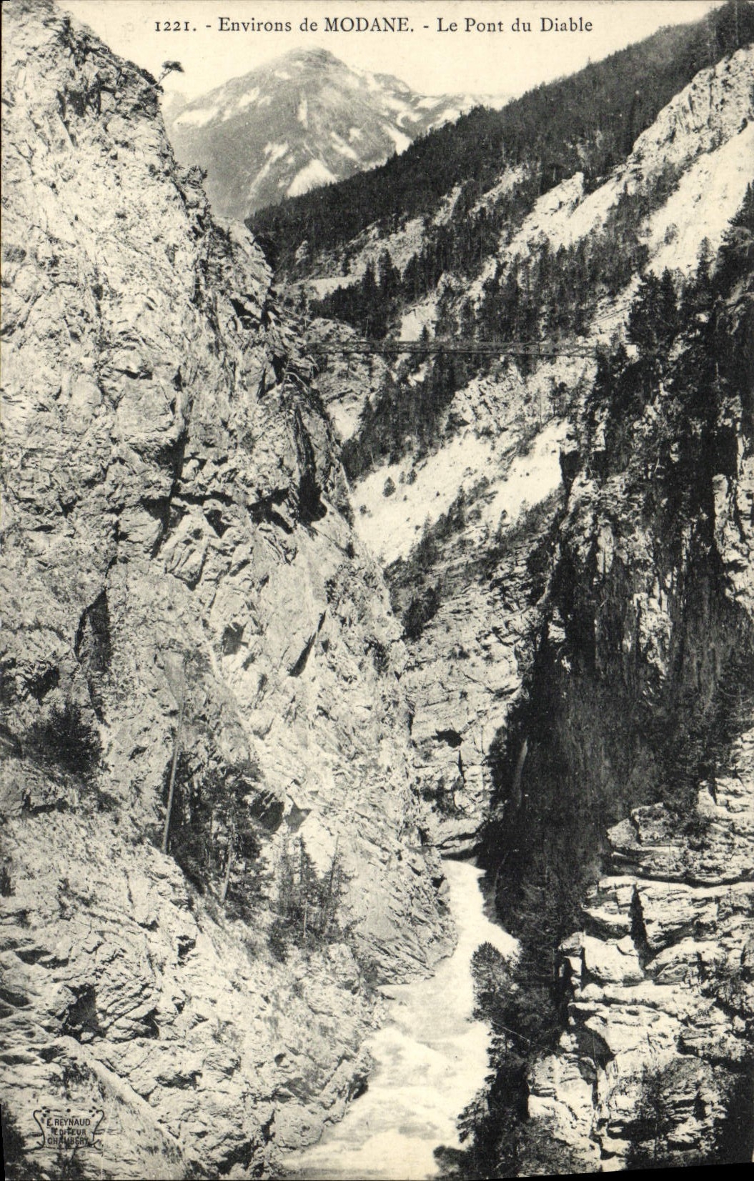 CPA Environs de Modane Le pont du diable