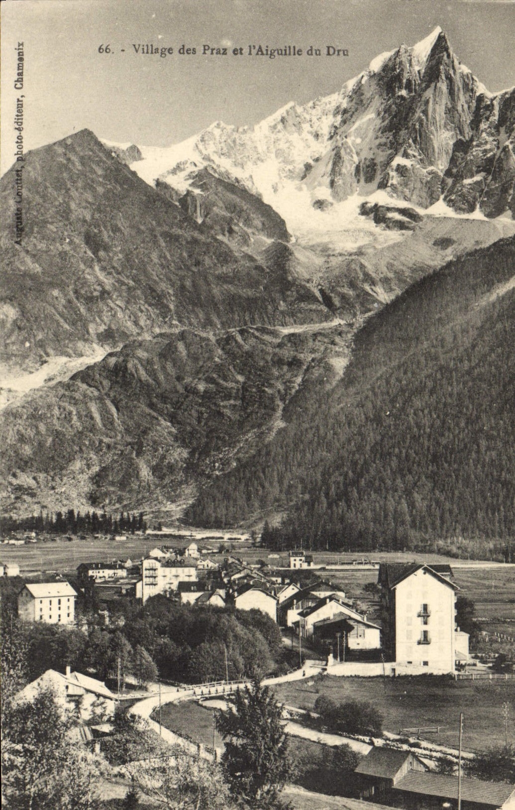 CPA Village des raz et l'aiguille du Dru