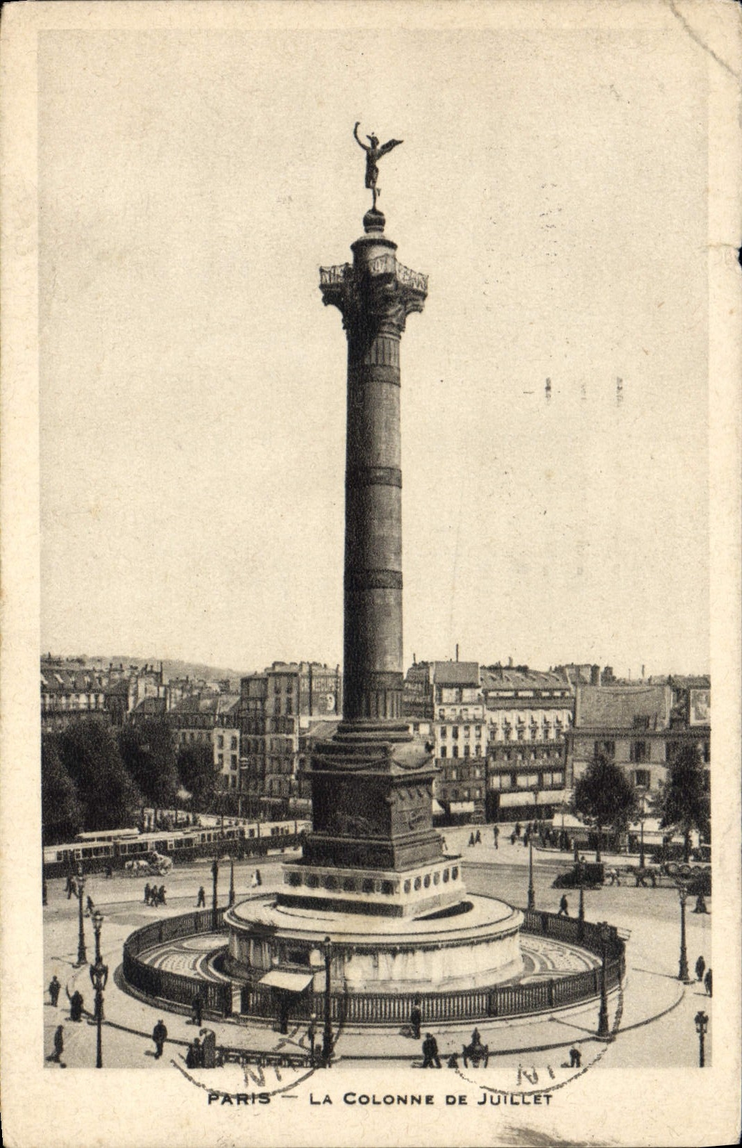 CPA Paris La Colonne De Juillet