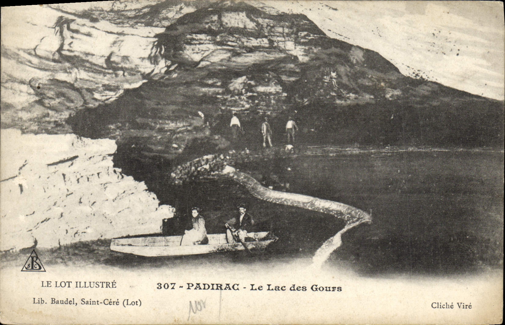 CPA Padirac Le Lac Des Gours