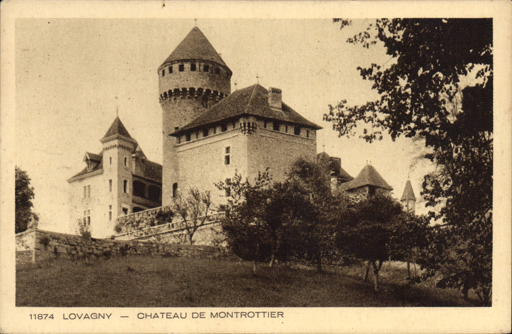 CPA Lovagny Chateau De Montrottier