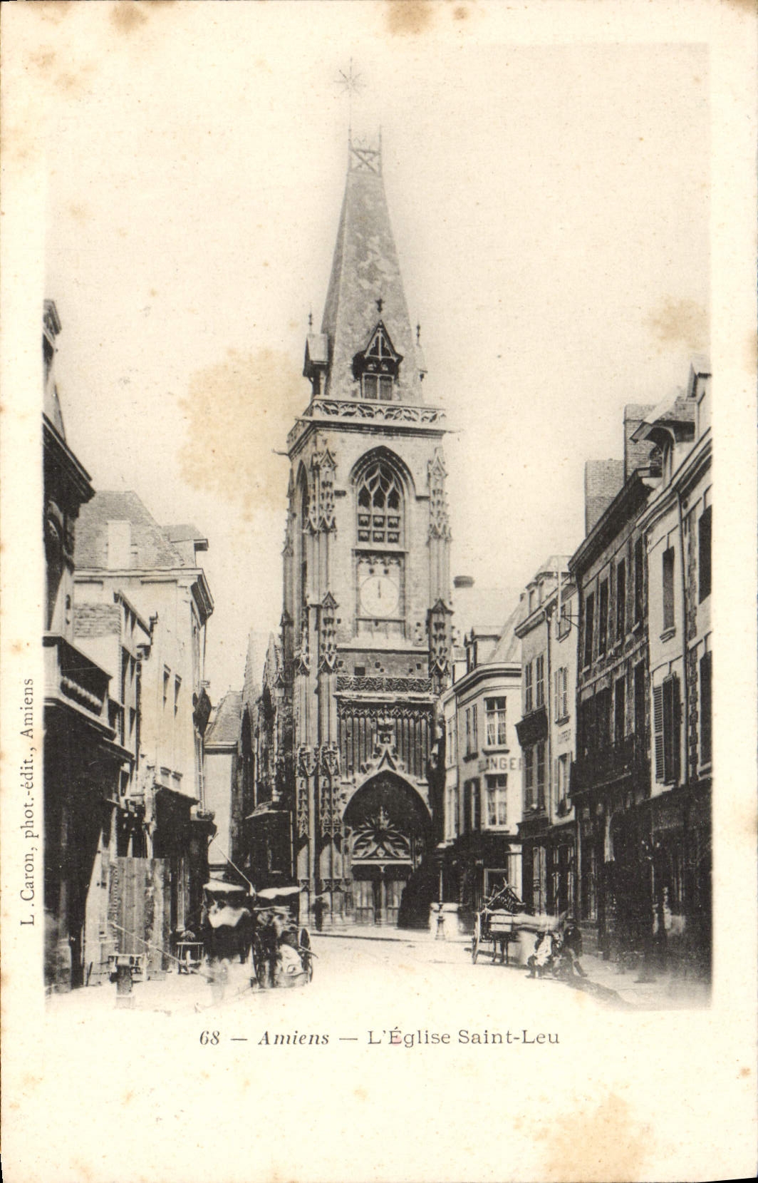 CPA Amiens L'Eglise Saint Leu