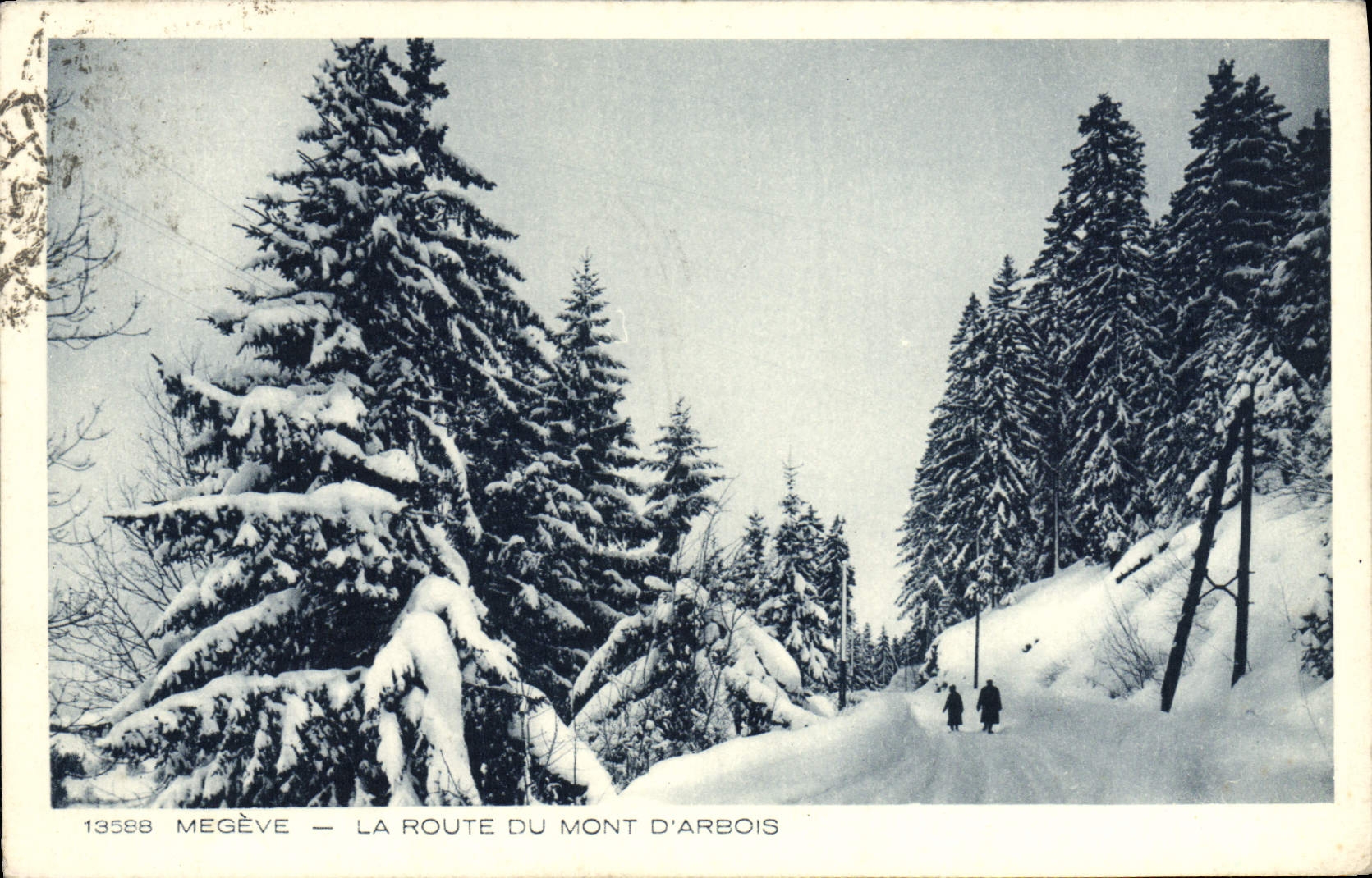 CPA Megeve La route du Mont d'Arbois