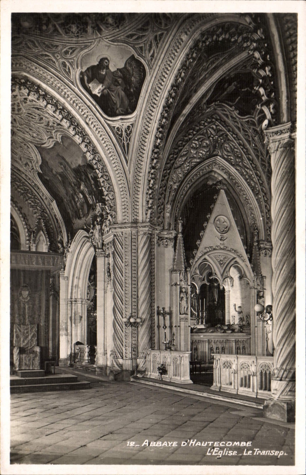 CPA Abbaye D'Hautecombe L'Eglise Le Transept