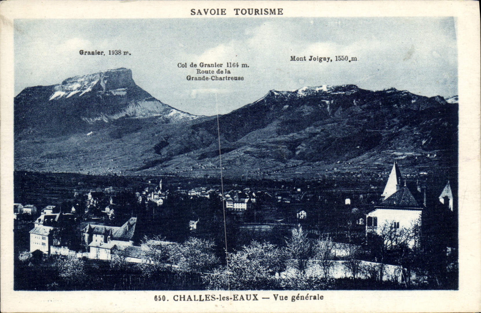 CPA Challes les Eaux Vue Generale