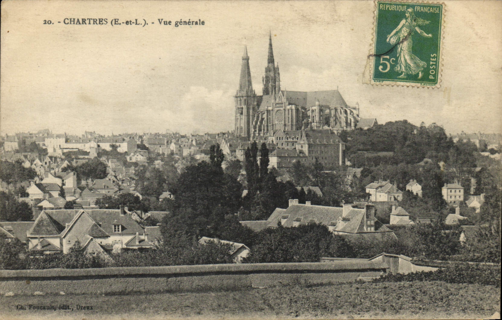 CPA Chartres Vue Generale
