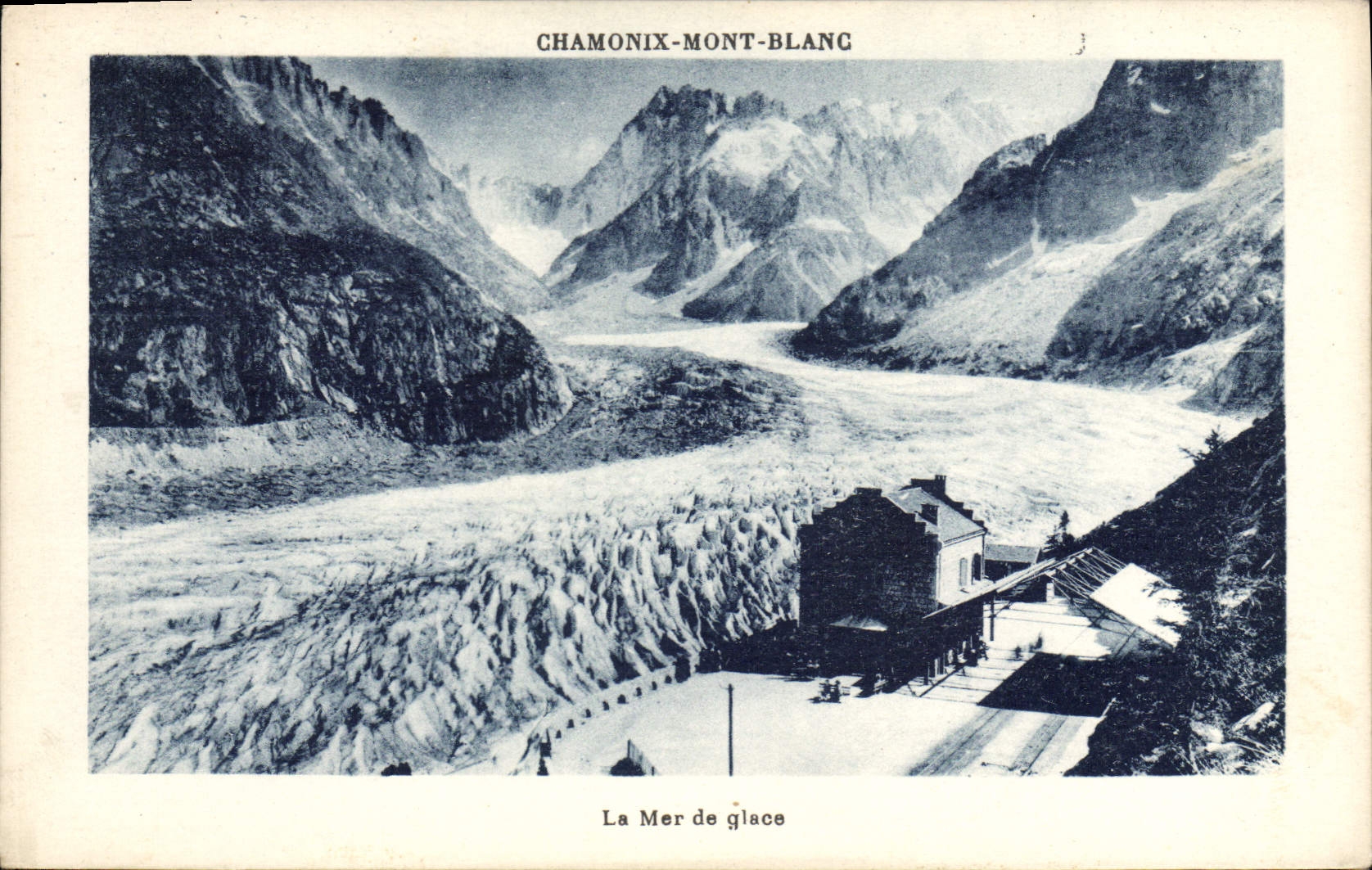 CPA Chamonix Mont Blanc La mer de glace