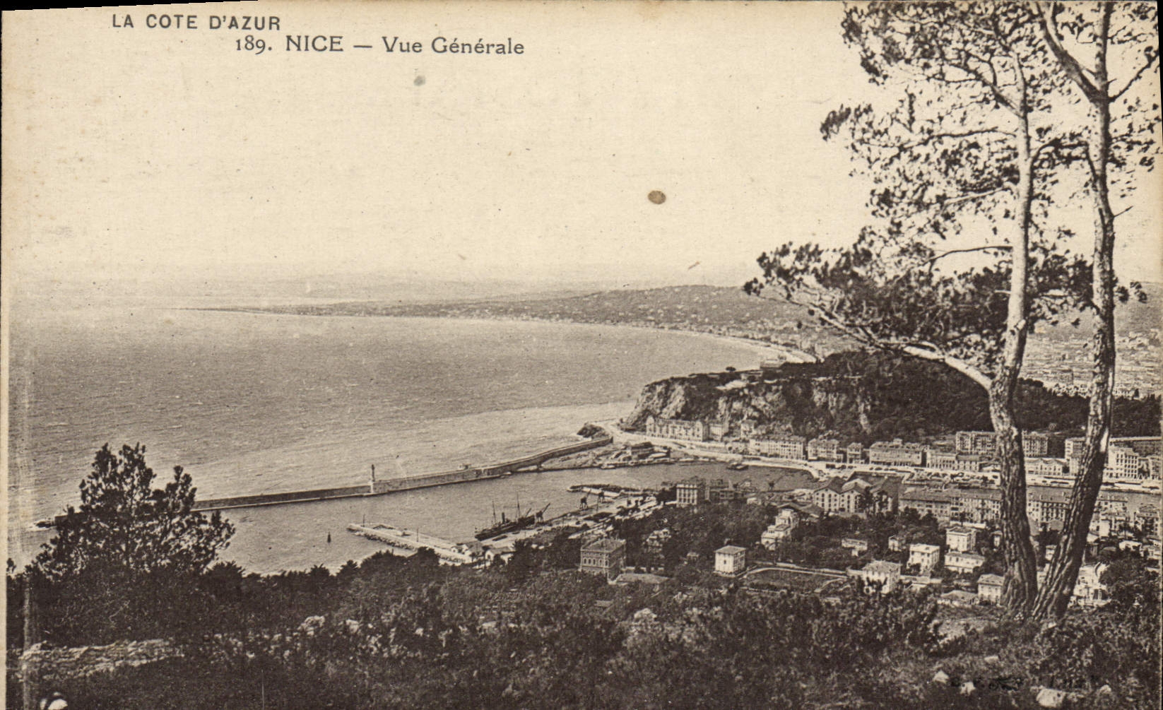CPA Nice Vue Generale