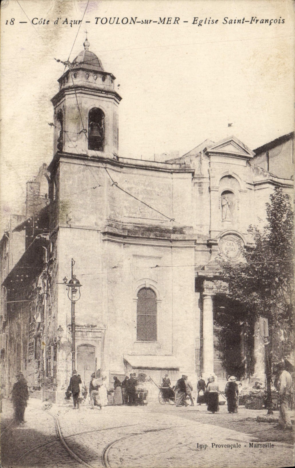 CPA Toulon sur Mer Eglise Saint Francois