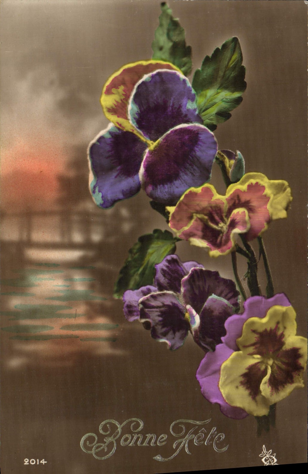 CPA Fantaisie Fleurs