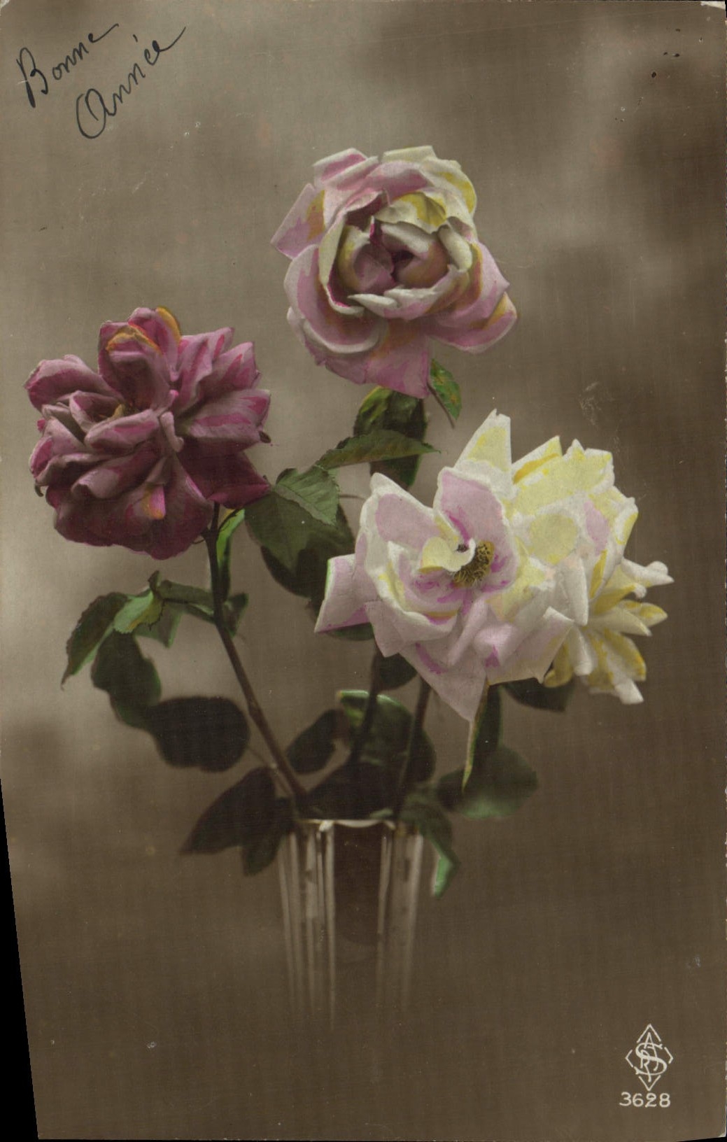 CPA Fantaisie Fleurs