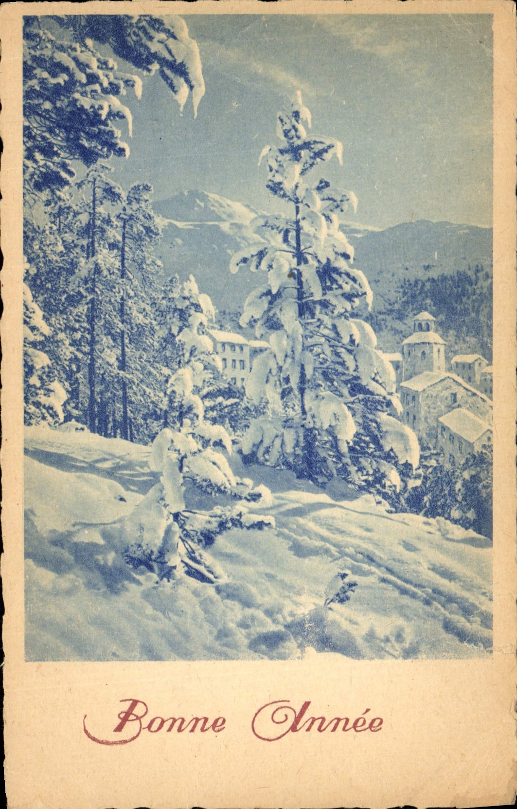 CPA Fantaisie Bonne annee