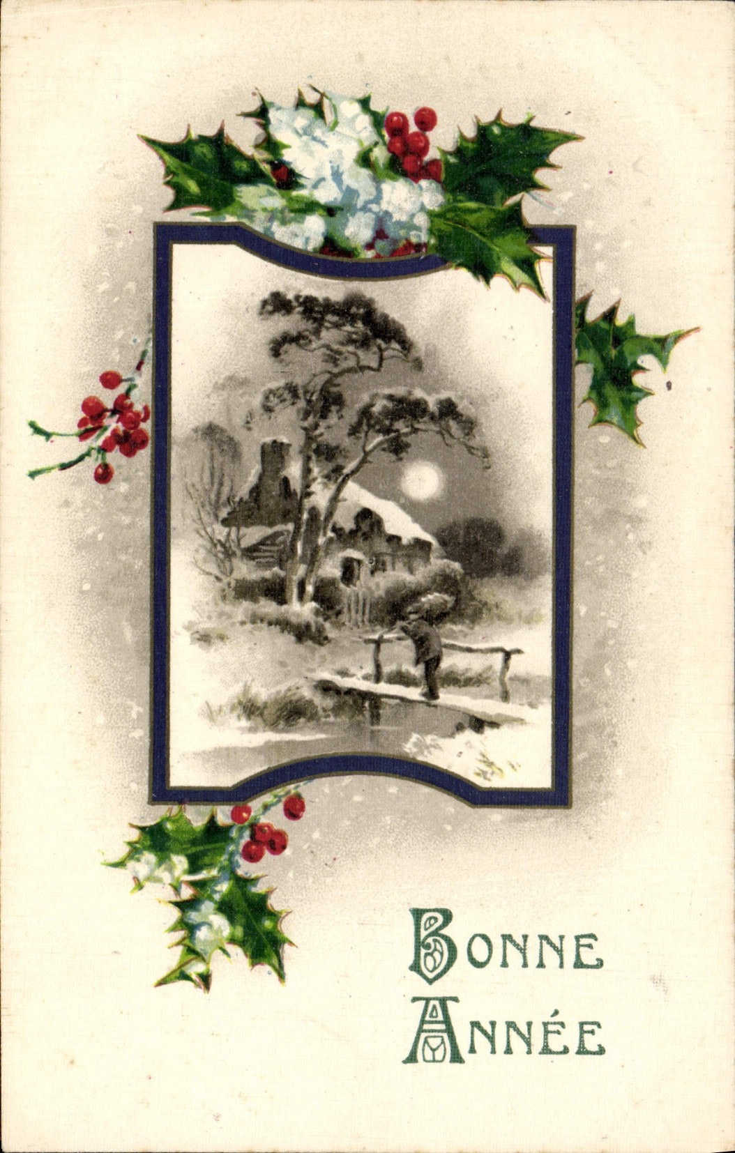 CPA Fantaisie Bonne annee