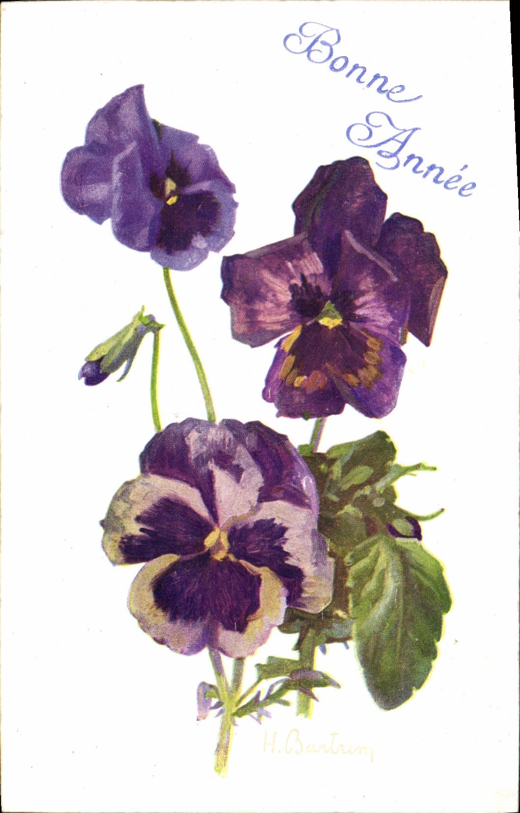 CPA Fantaisie Fleurs
