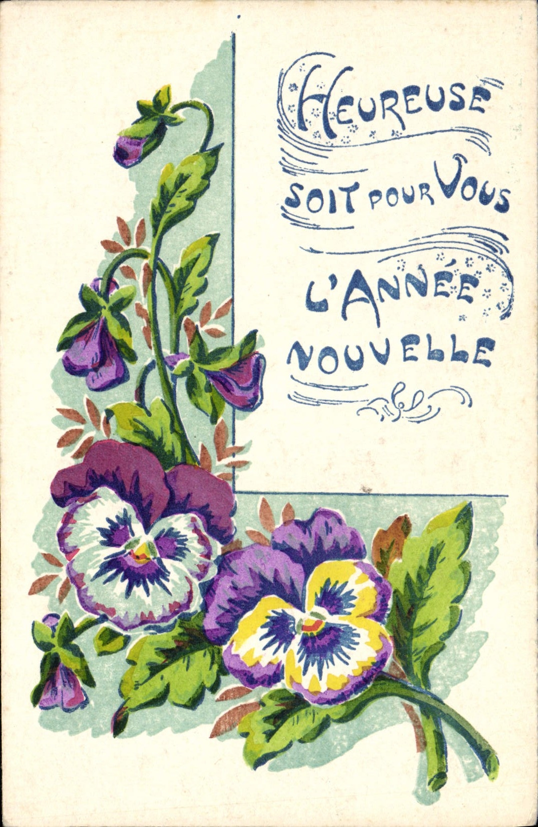 CPA Fantaisie Fleurs