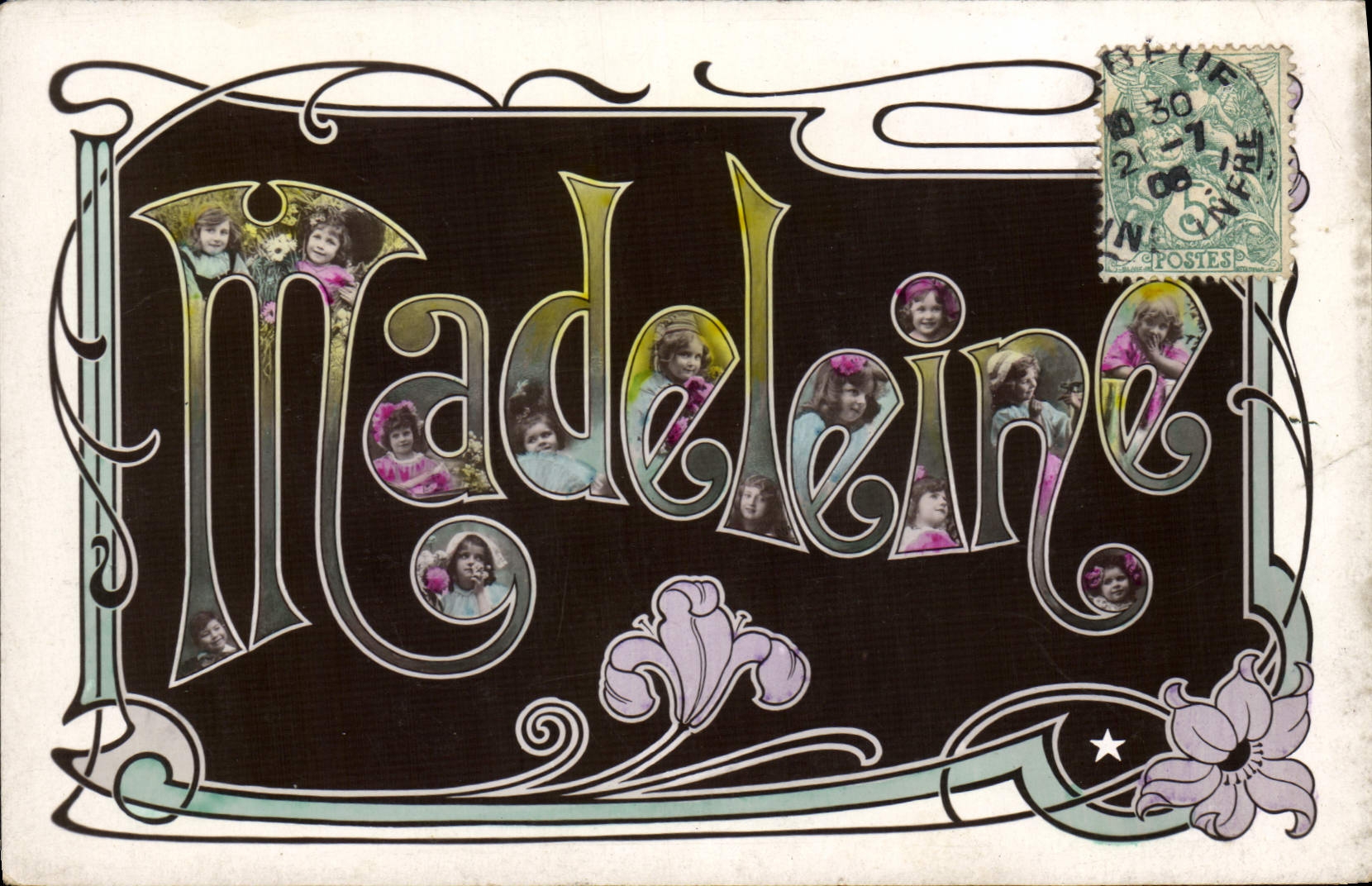 CPA Fantaisie Femme Prenom Madeleine 
