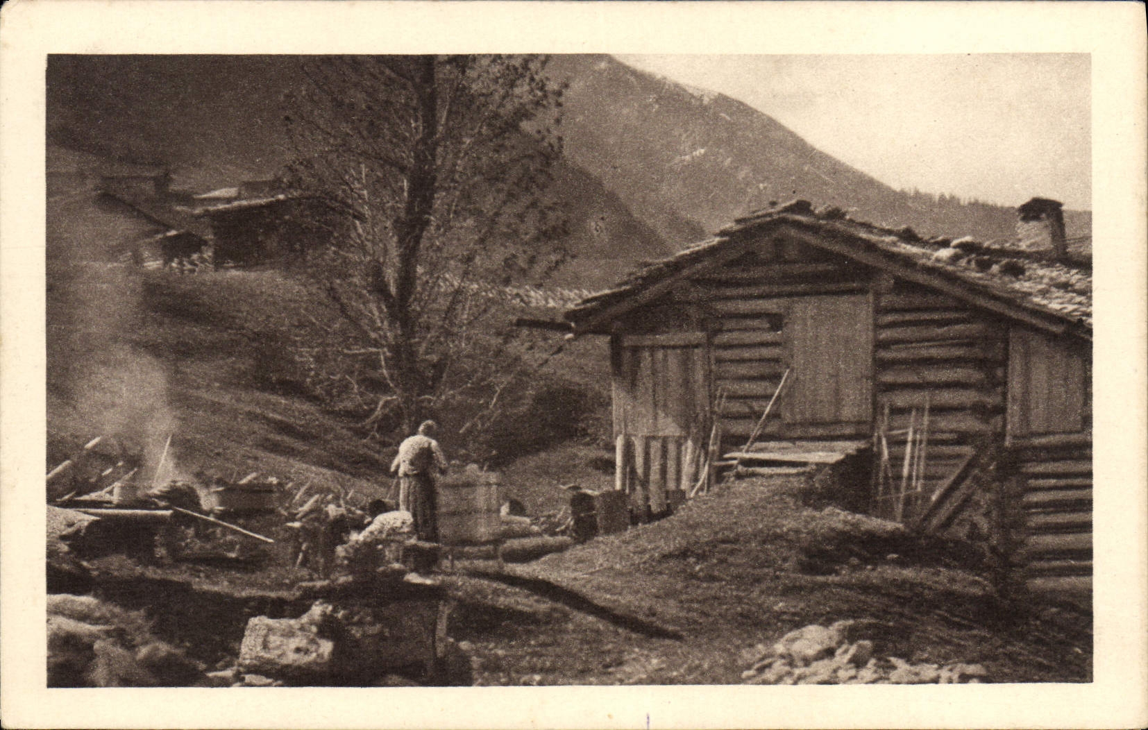 CPA Fantaisie Cabane Suisse