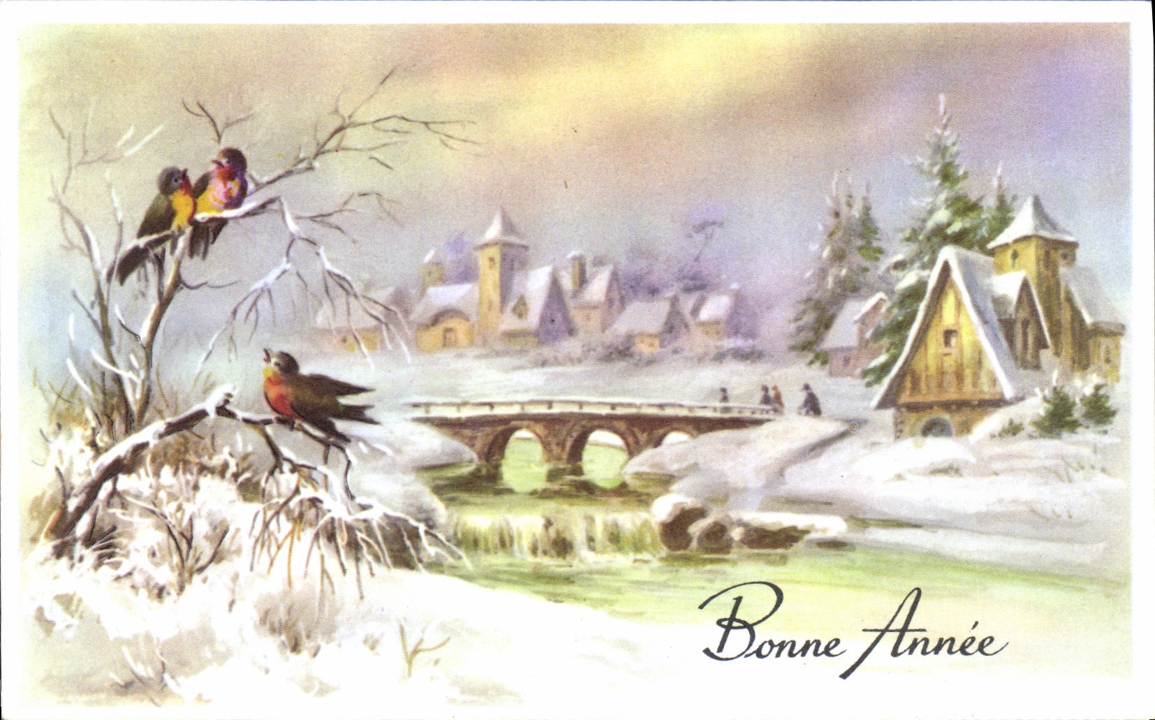 CPA Fantaisie Bonen annee