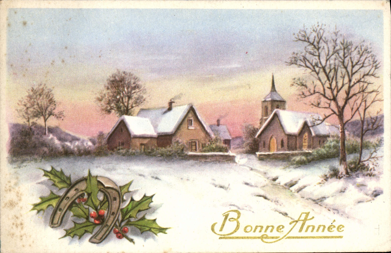 CPA Fantaisie Bonne annee