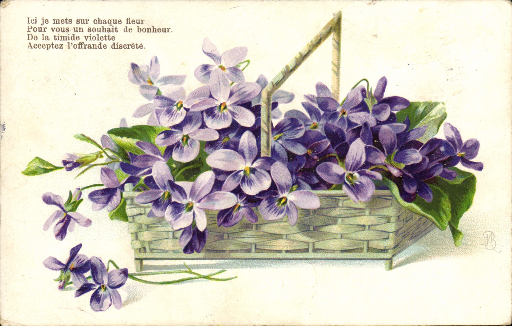 CPA Fantaisie Fleurs