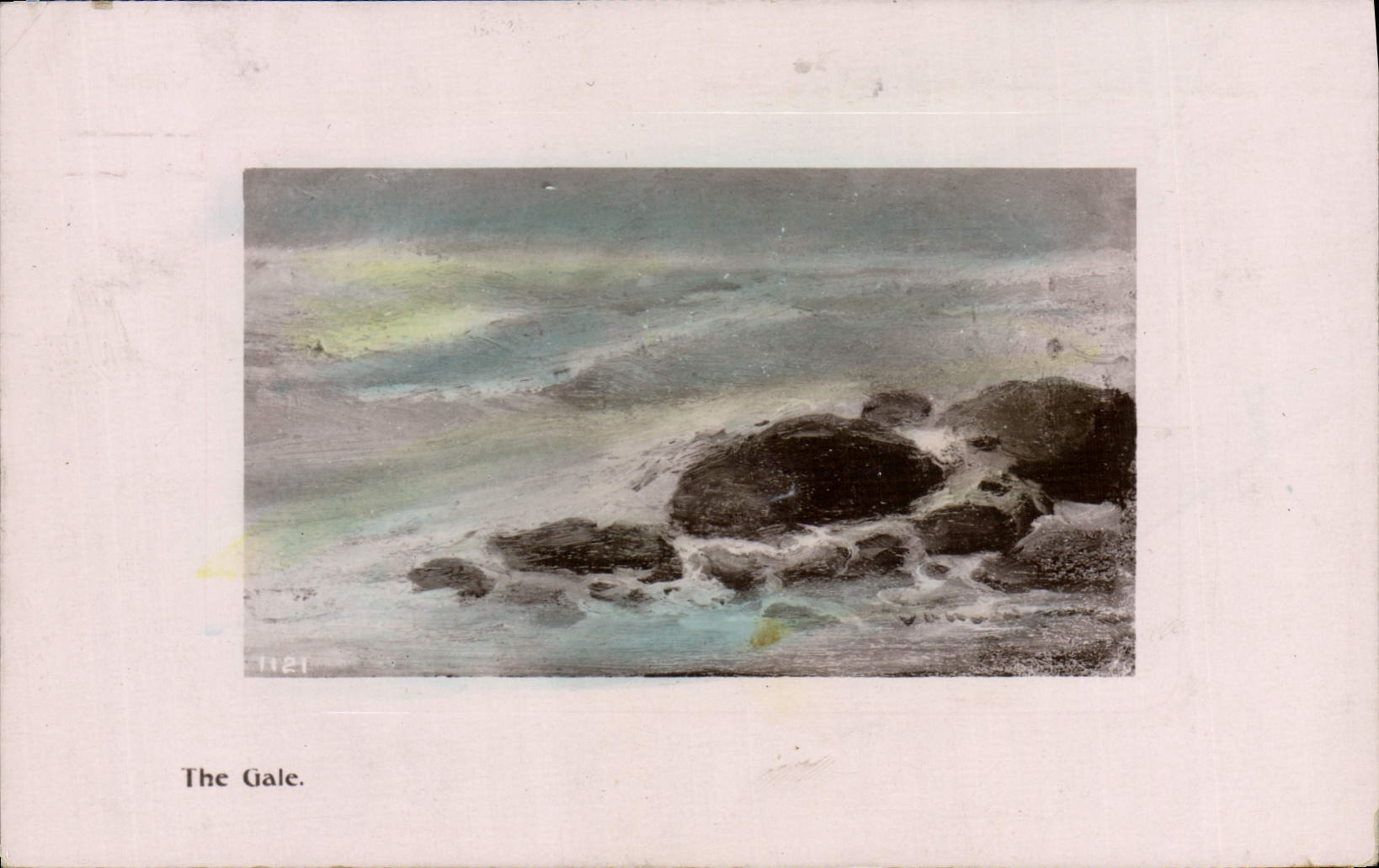 VINTAGE POSTCARD Fantasy The scale