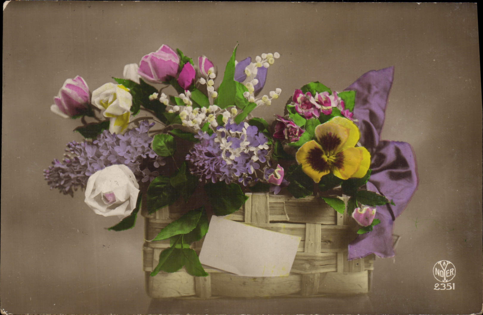 CPA Fantaisie Fleurs