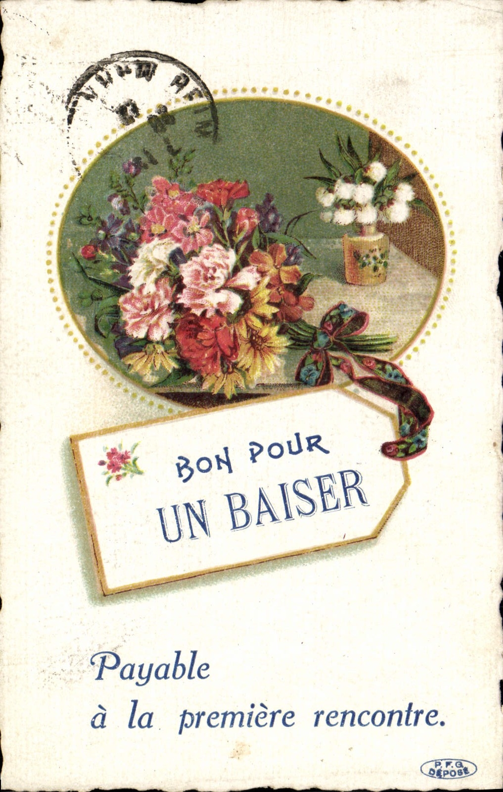 CPA Fantaisie Fleurs