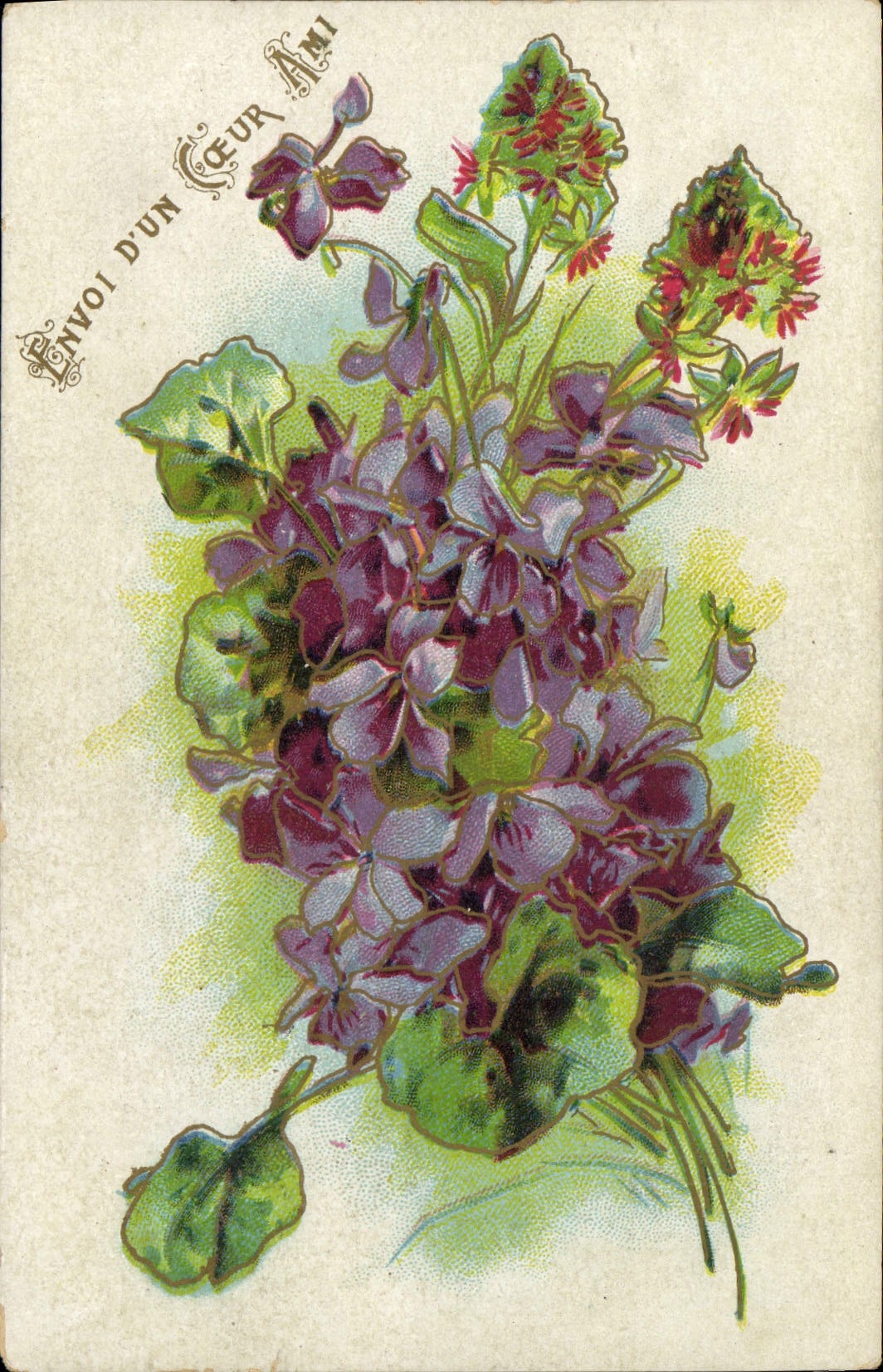 CPA Fantaisie Fleurs 