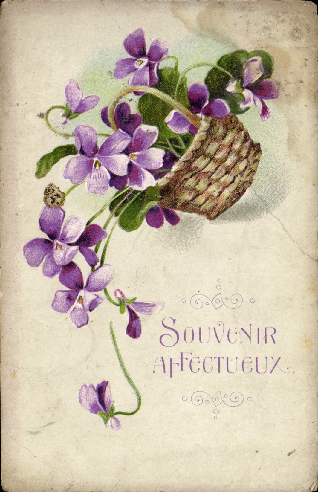 CPA Fantaisie Fleurs