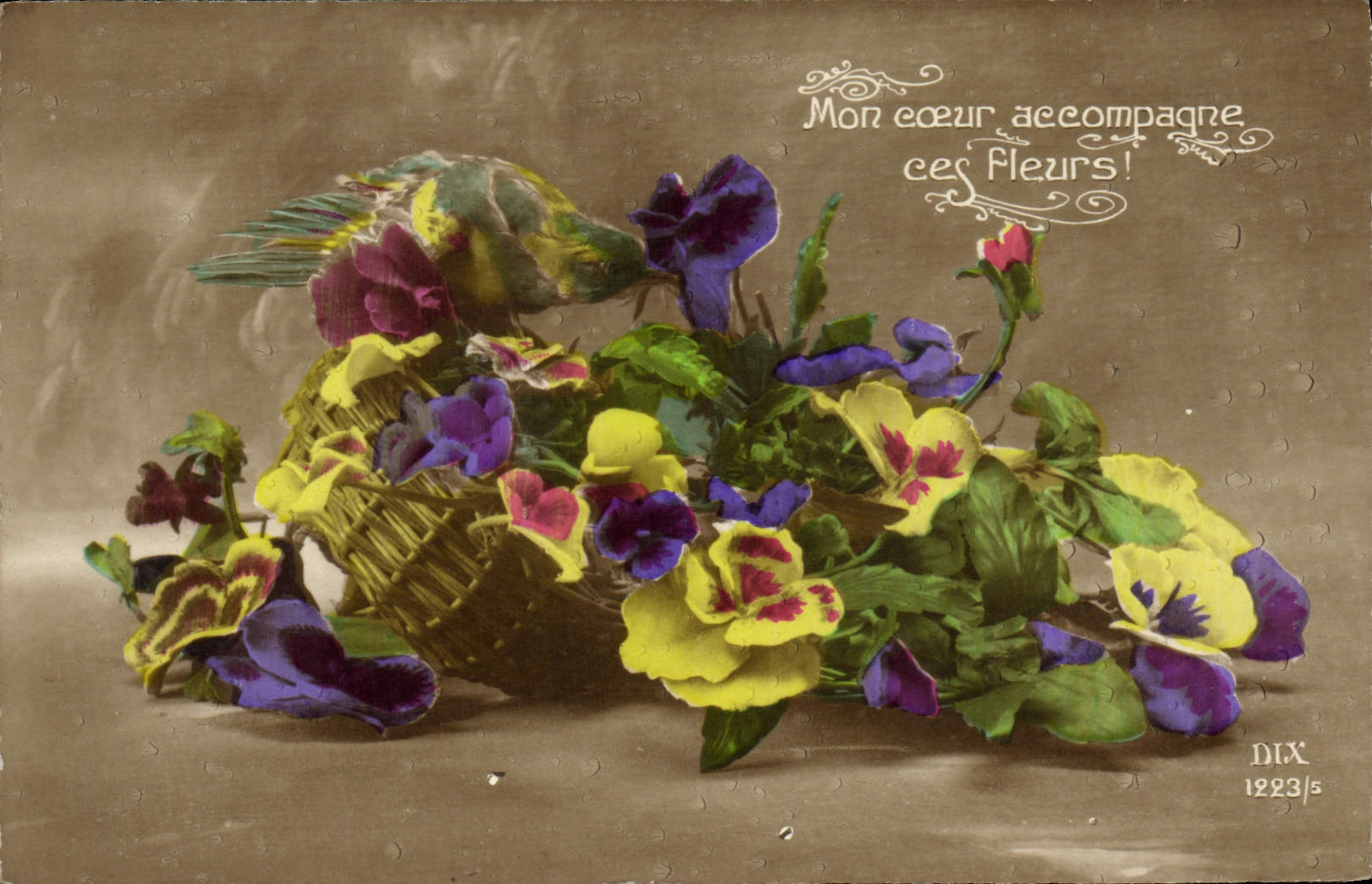 CPA Fantaisie Fleurs 