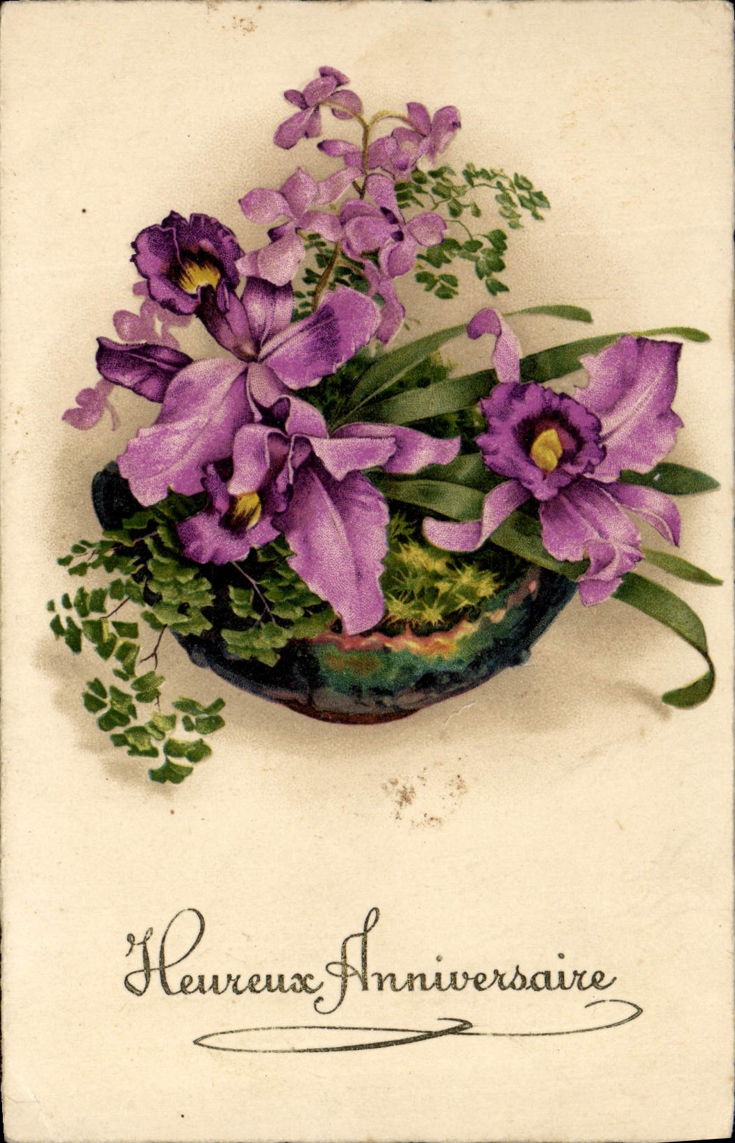 CPA Fantaisie Fleurs 