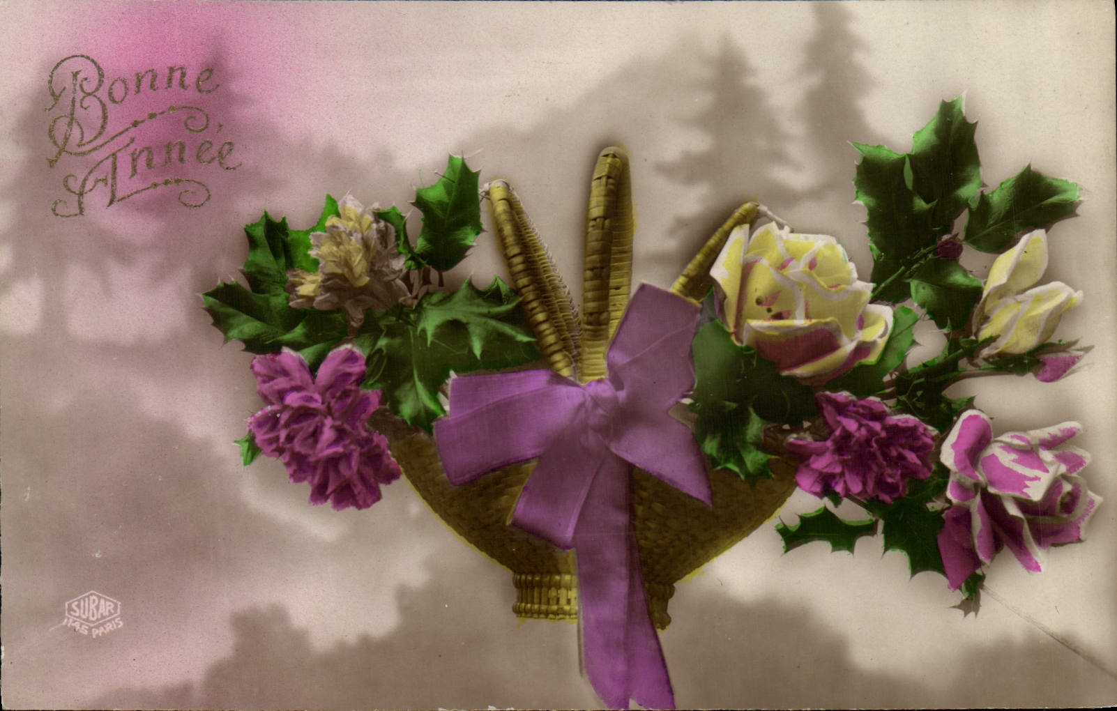 CPA Fantaisie Fleurs