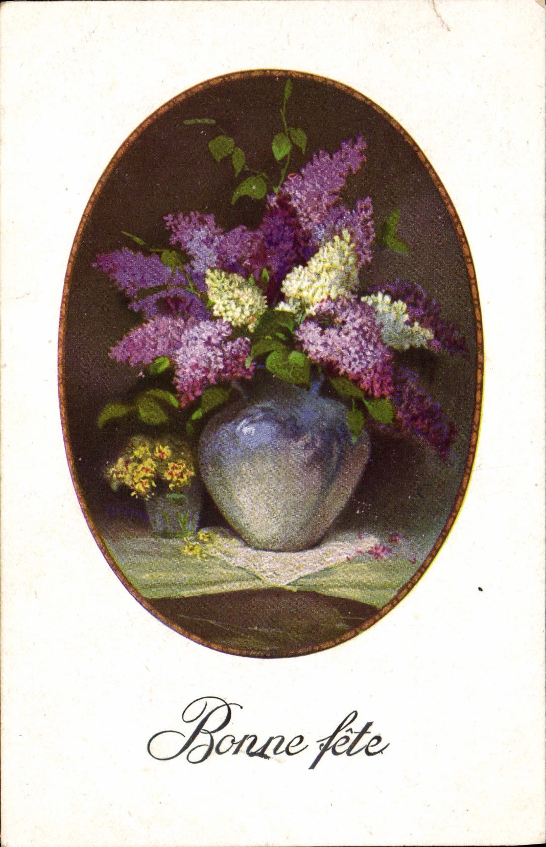 CPA Fantaisie Fleurs