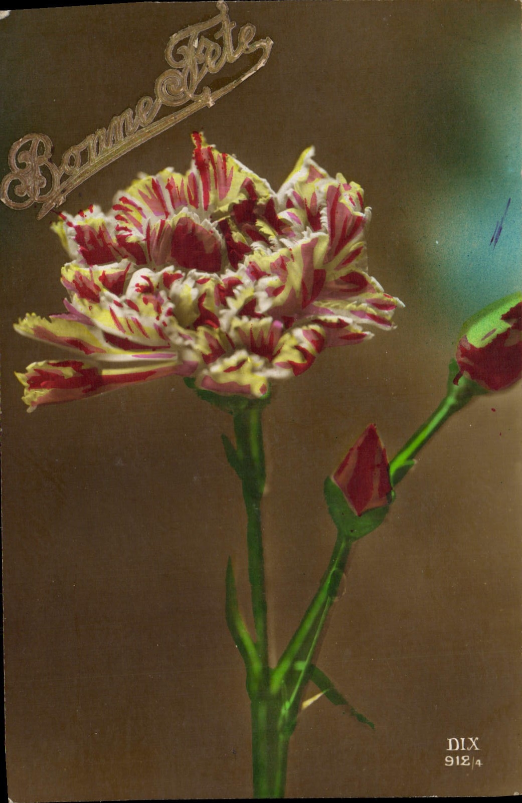 CPA Fantaisie Fleurs