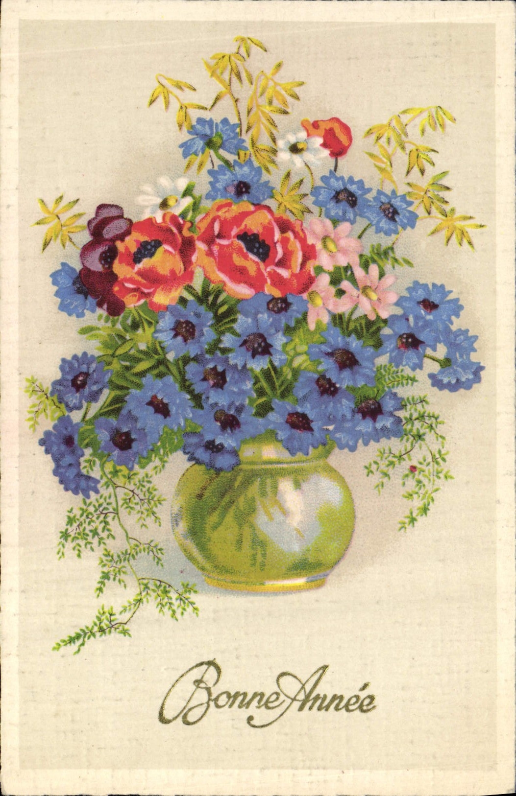 CPA Fantaisie Fleurs