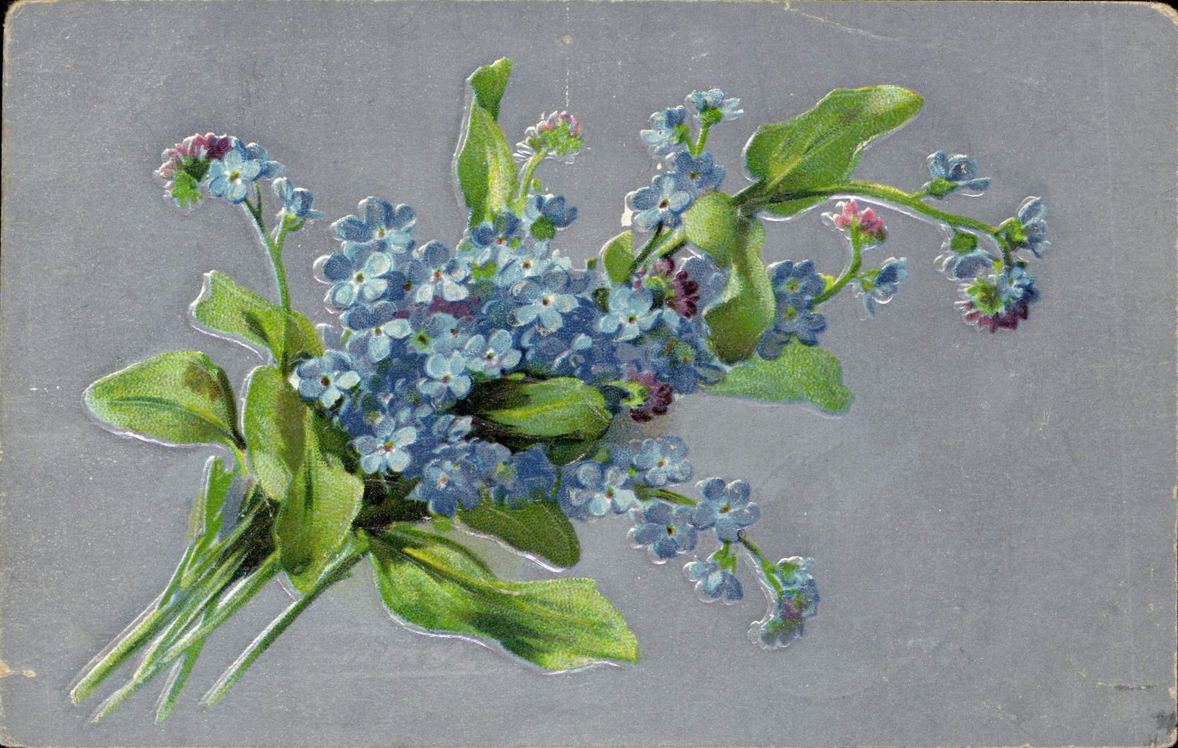 CPA Fantaisie Fleurs 