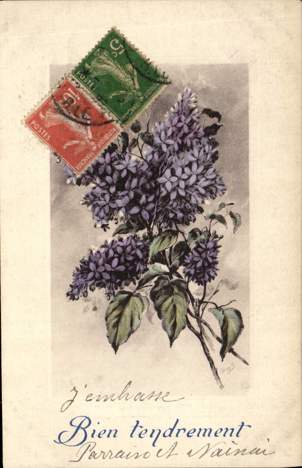 CPA Fantaisie Fleurs 