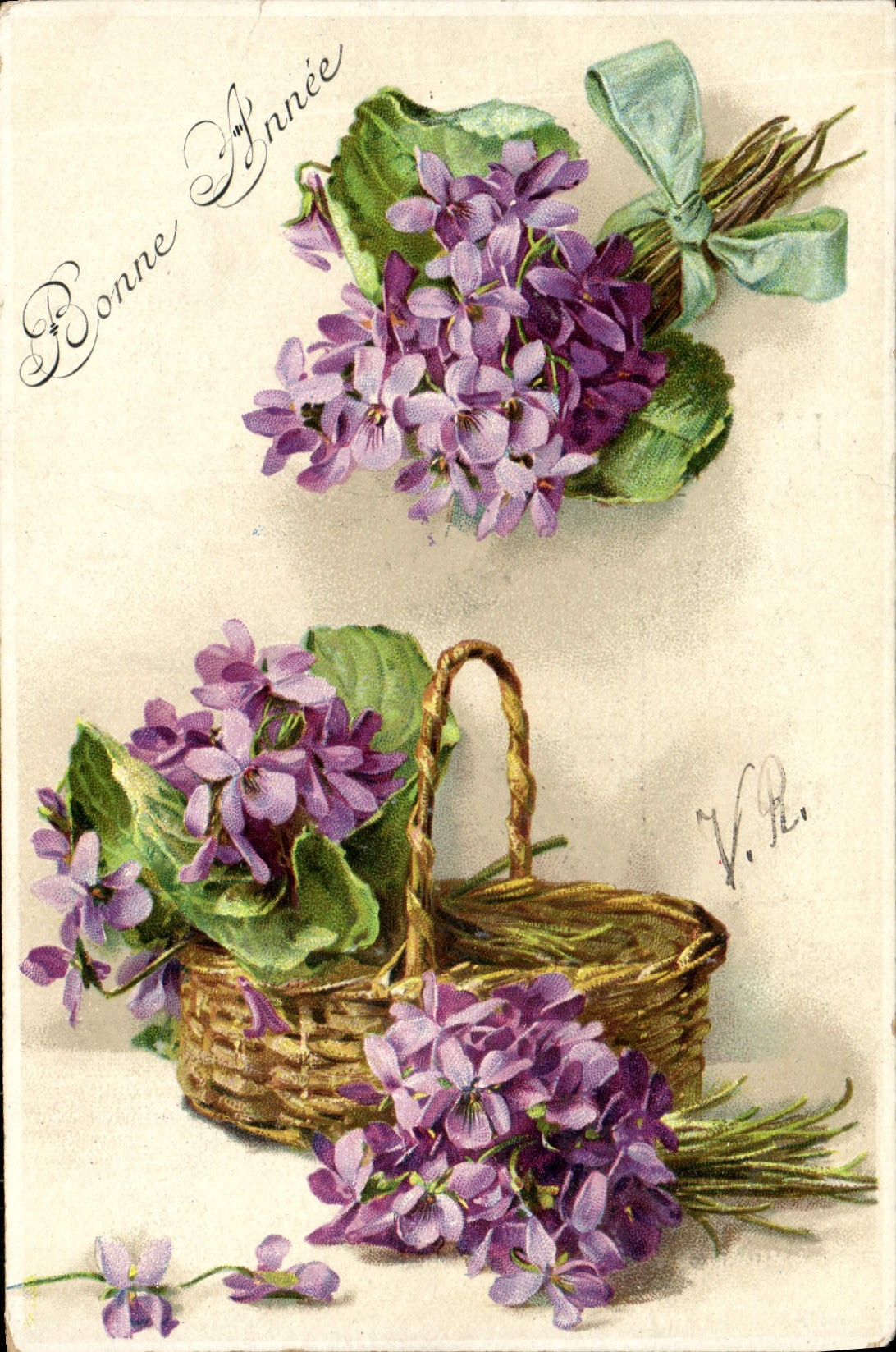 CPA Fantaisie Fleurs