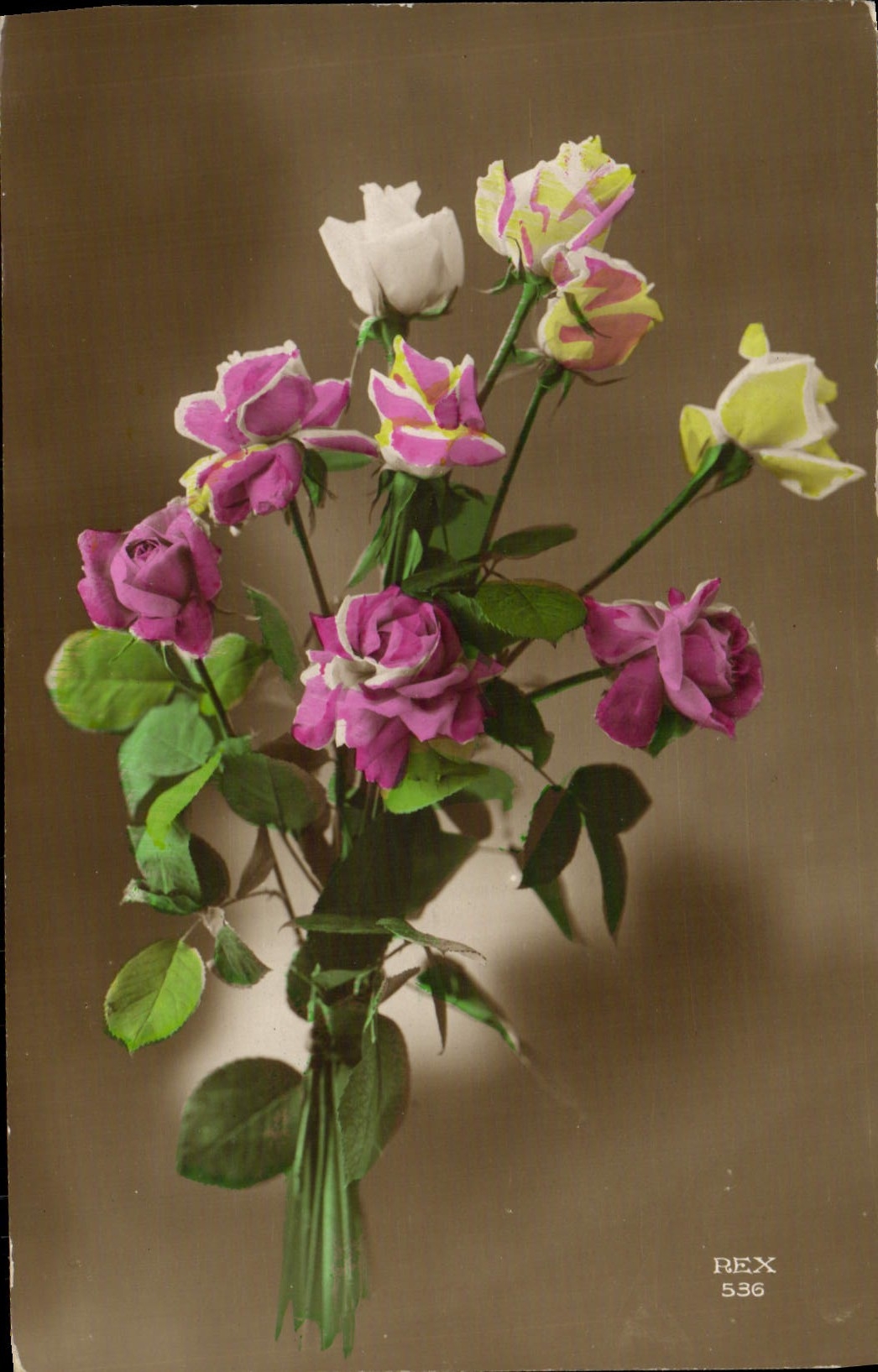 CPA Fantaisie Fleurs