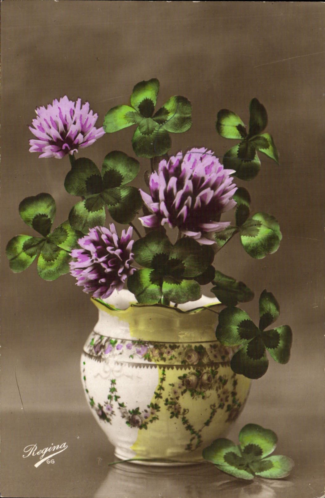 CPA Fantaisie Fleurs