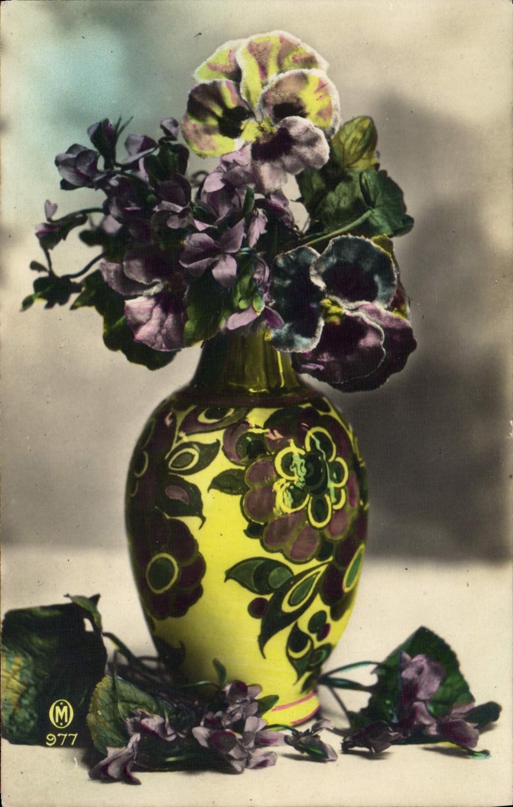 CPA Fantaisie Fleurs