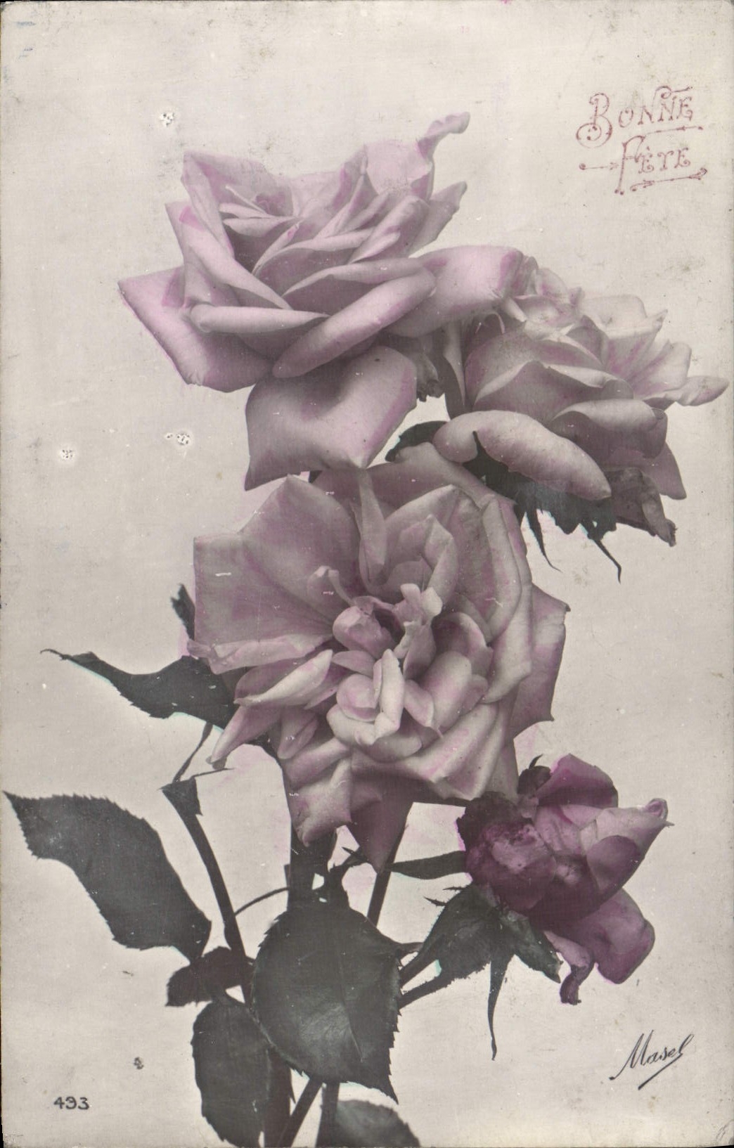 CPA Fantaisie Fleurs