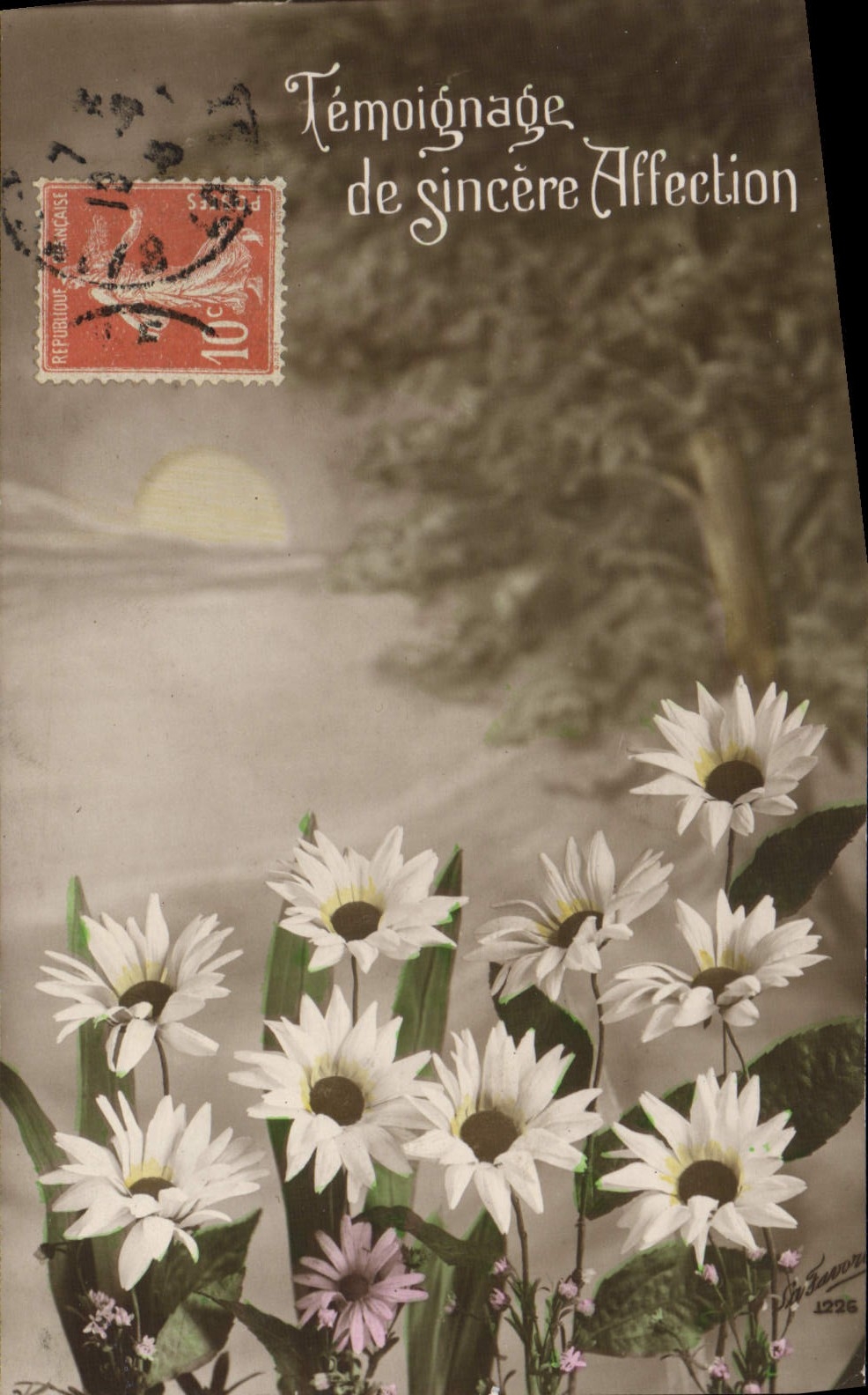 CPA Fantaisie Fleurs