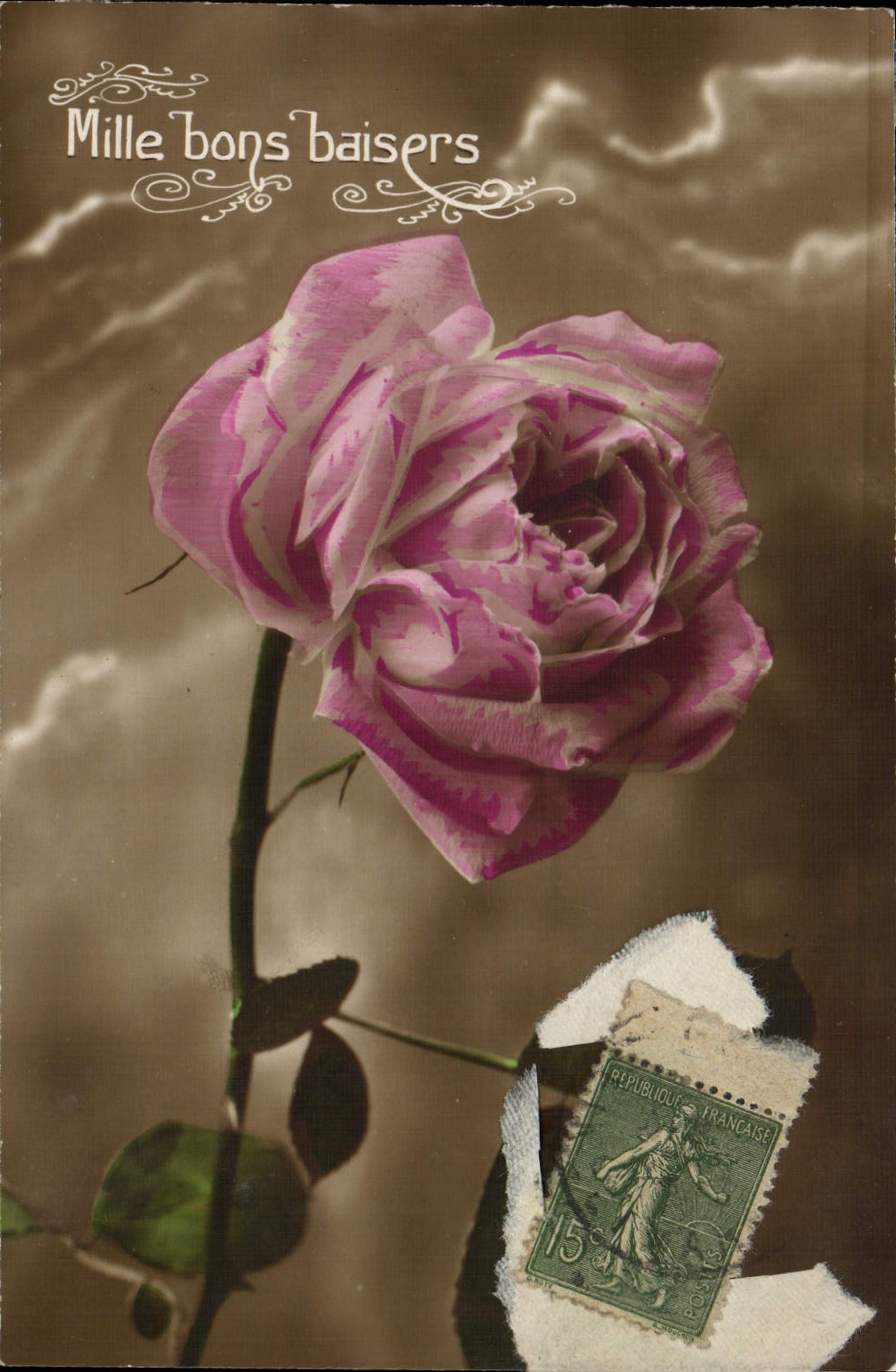 CPA Fantaisie Fleurs 