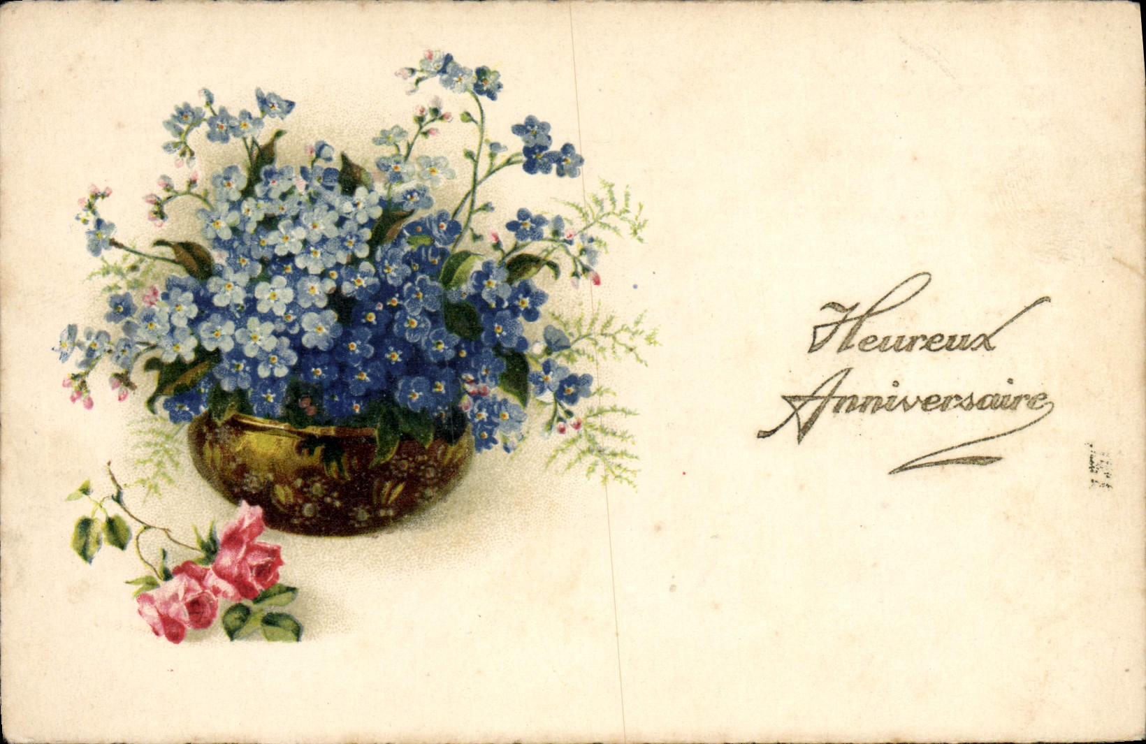 CPA Fantaisie Fleurs 