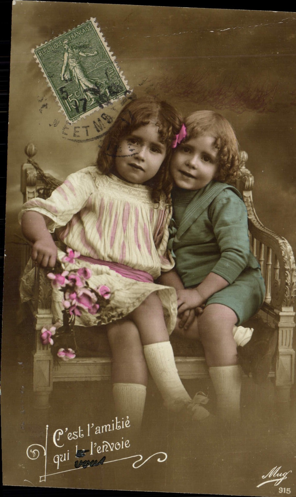 CPA Fantaisie Enfants