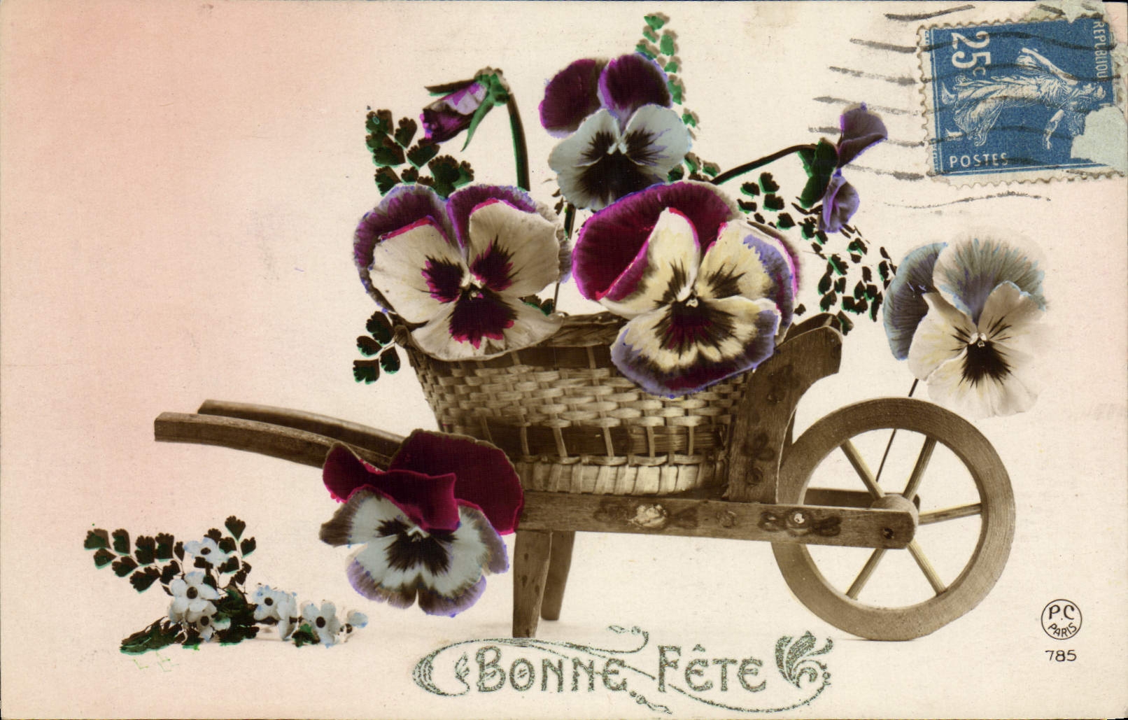 CPA Fantaisie Fleurs 