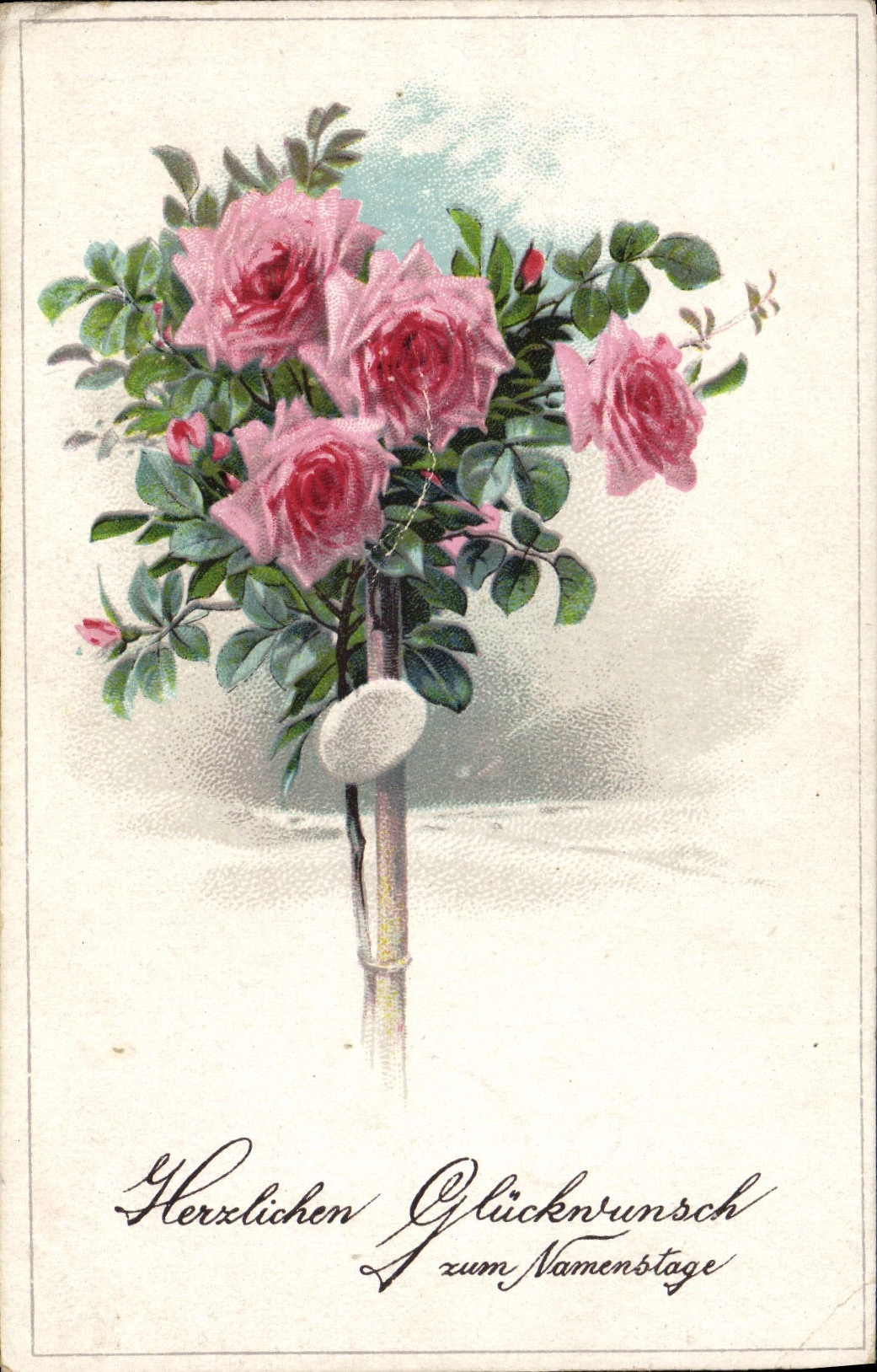 CPA Fantaisie Fleurs 