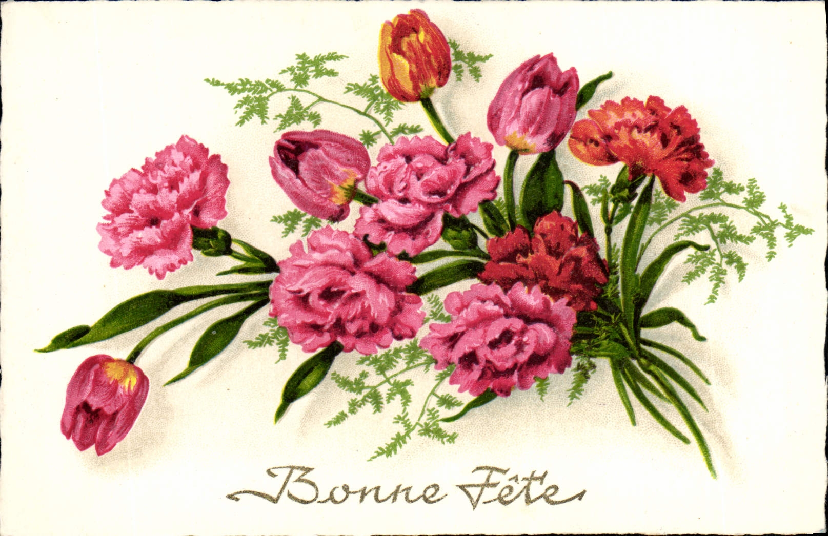 CPA Fantaisie Fleurs